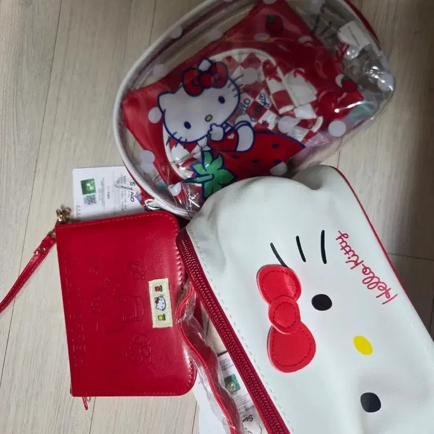 [BUNJANG] Hello Kitty Pouch Bundle Set / 헬로키티 파우치 일괄