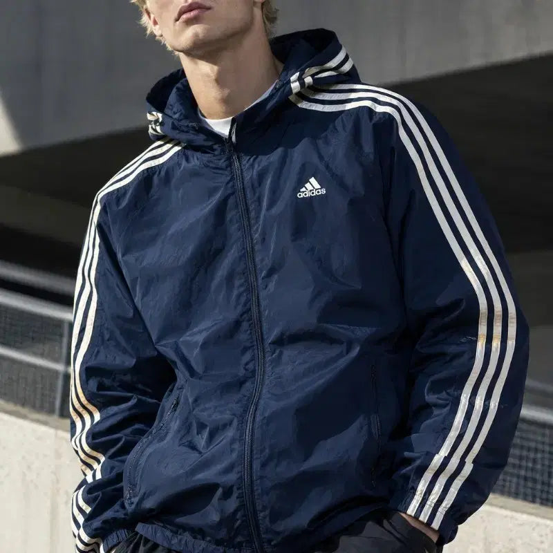 [BUNJANG] Adidas Track Top Windbreaker Jacket - Size L / 아디다스 트랙탑 바람막이 L 사이즈