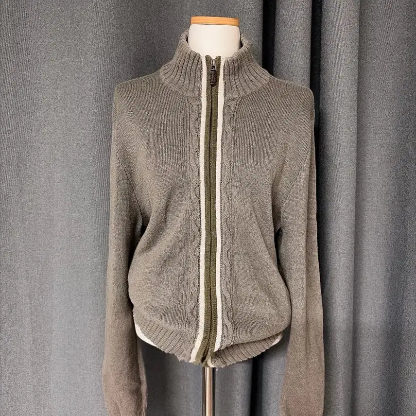 [BUNJANG] Eddie Bauer Knit Zip-Up / 에디바우어 니트집업