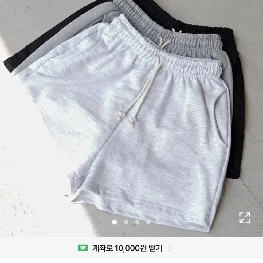 [BUNJANG] Kikico Grey Shorts / 키키코 반바지 회색