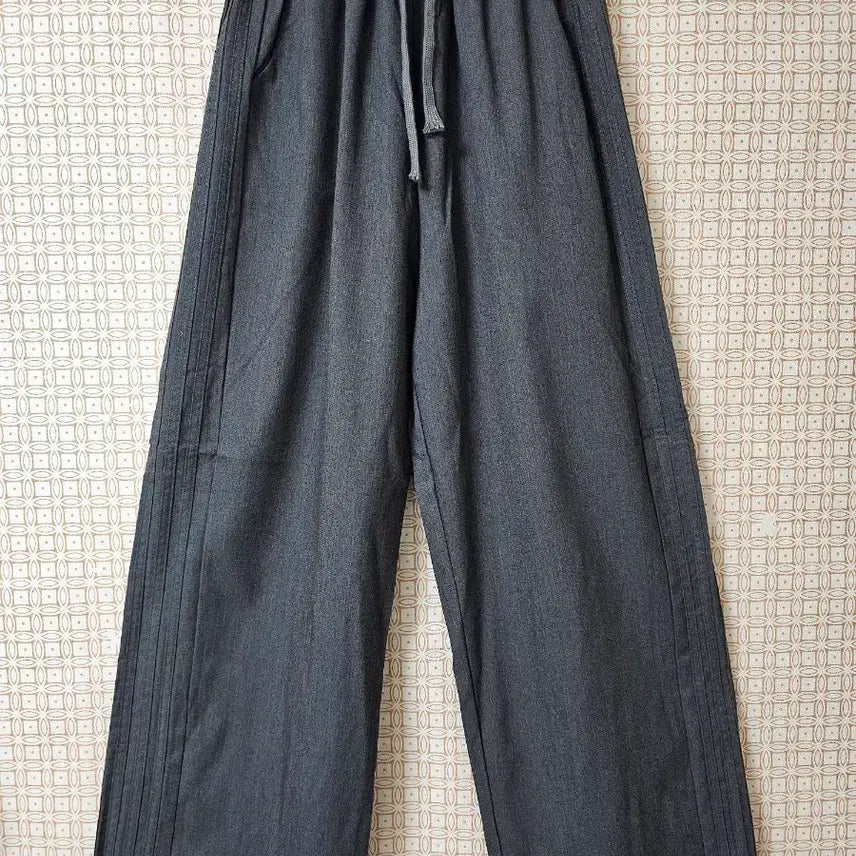 [BUNJANG] Comfortable Stylish Wide Cotton Pants / 와이드 팬츠