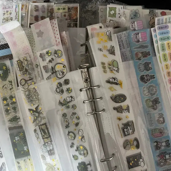 [BUNJANG] 100 Pattern Kiss Cut Stickers - Random Set / 랜덤 키스컷 무중복 100패턴 다꾸처분