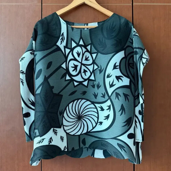 [BUNJANG] Pleated Top / 플리츠 상의