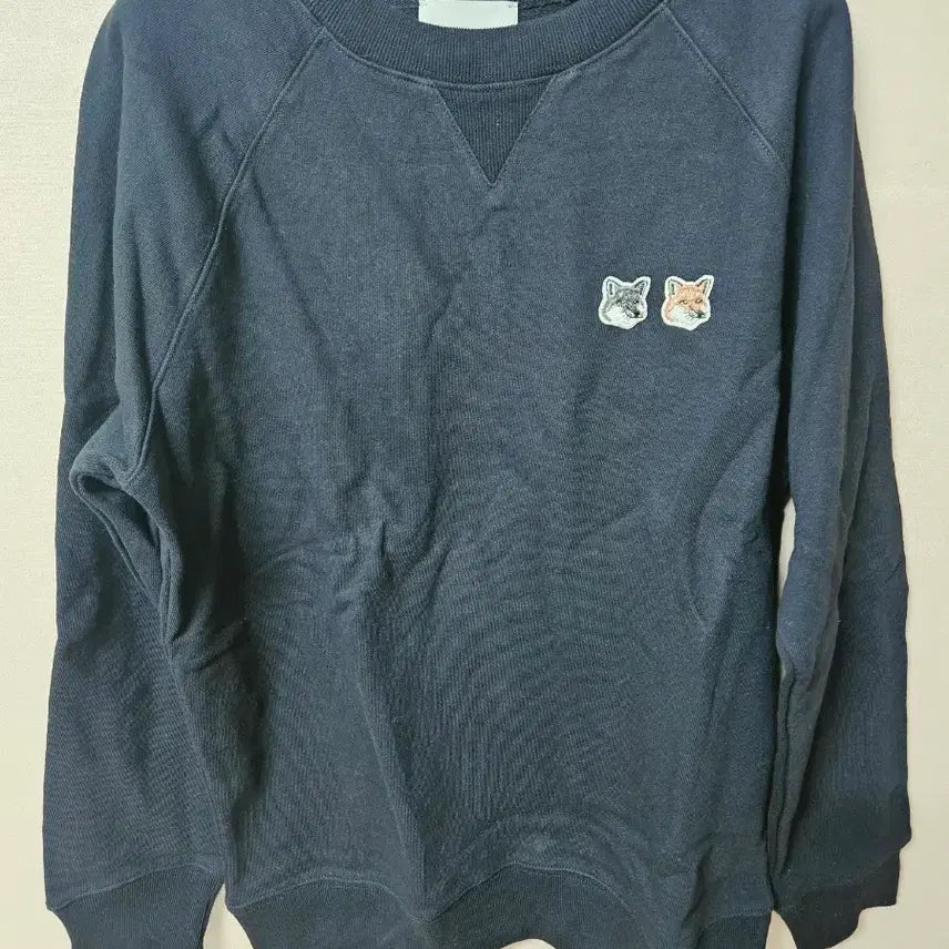 [BUNJANG] Maison Kitsuné Double Fox Sweatshirt Black S / (새상품) 메종키츠네 더블폭스 맨투맨 블랙 S