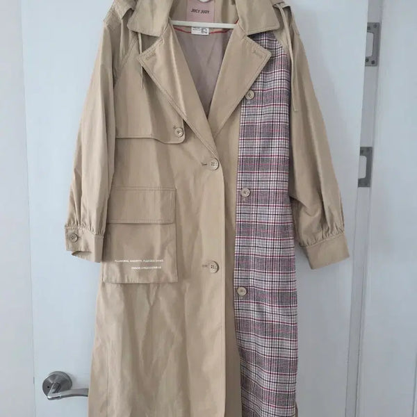 [BUNJANG] Jucy Judy Check Pattern Coat / 쥬시쥬디 85