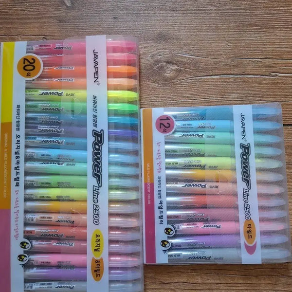 [BUNJANG] Highlighter Set - 20 Colors & 12 Colors / (새상품/미사용) 형광펜 세트 판매