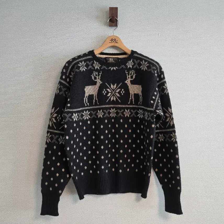 [BUNJANG] RRL Nordic Pattern Knit Sweater (M) / RRL 더블알엘 노르딕 패턴 니트 M
