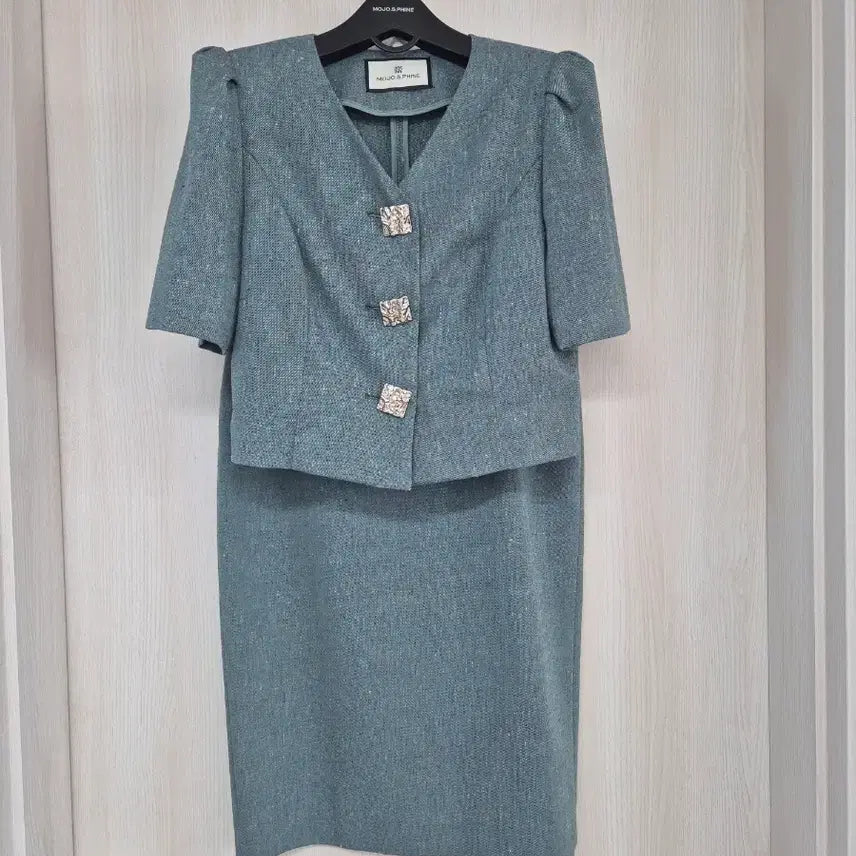 [BUNJANG] MOJO.S.FINE Green Suit Set / 모조에스핀 그린정장 세트