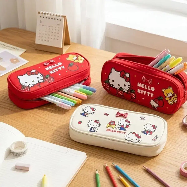 [BUNJANG] Hello Kitty Red Pencil Case (Sealed New) / 헬로키티 빨강 필통  (미개봉 새상품)