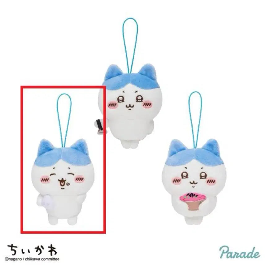 [BUNJANG] Chiikawa Hachiware Onigiri Mascot / 치이카와 하치와레 투성이 주먹밥 마스코트 새상품