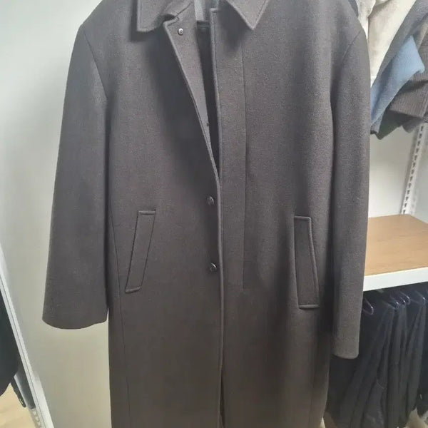[BUNJANG] Altered Future Dark Brown Long Coat / 얼티드퓨처 남자 롱코트  다크브라운