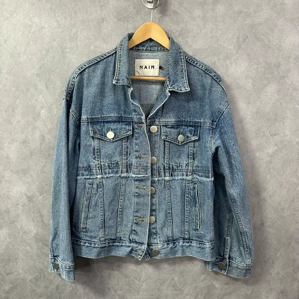 [BUNJANG] NINE Denim Jacket Women's / 나인 데님 자켓 청자켓 여성