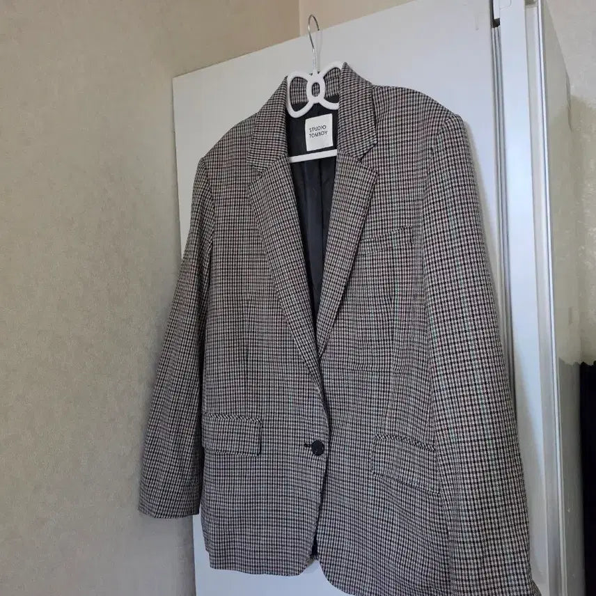 [BUNJANG] Studio Tomboct Wool Check Jacket / 스튜디오 톰보이 울 체크 재킷