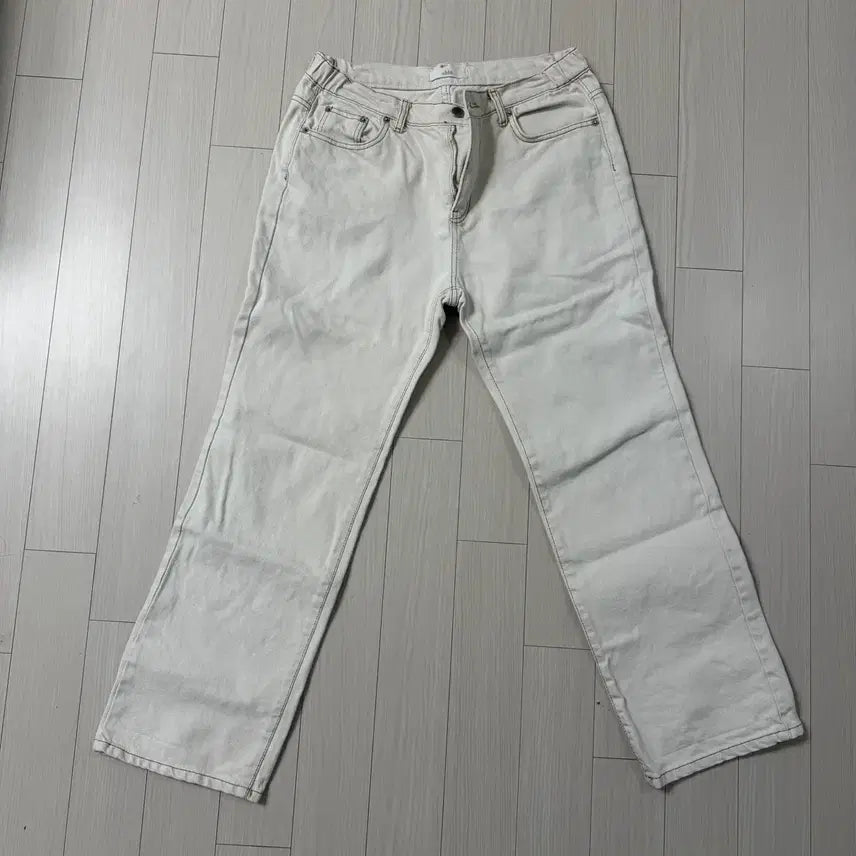[BUNJANG] Men's White Jeans (L) / 남자 화이트진 판매