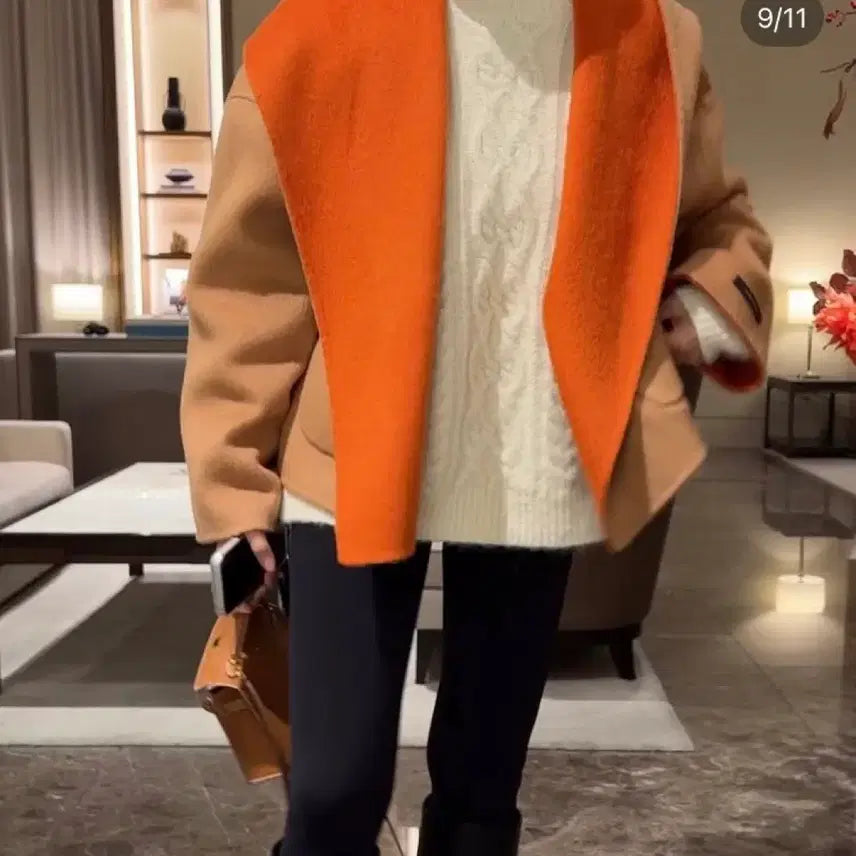 [BUNJANG] DUMARCHEL Reversible Wool Liber Coat / 듀마르셀 양면 리베르 코트