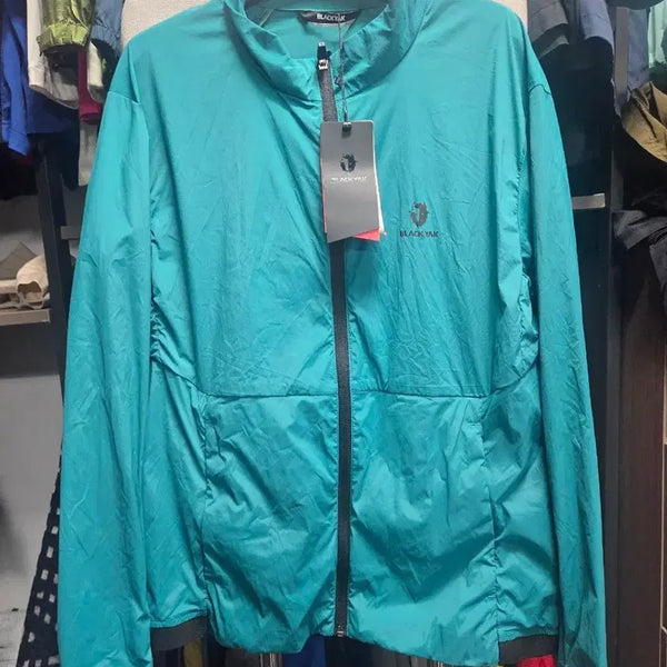 [BUNJANG] Blackyak Windbreaker Jacket Teal / 블랙야크 바람막이 자켓 청록색