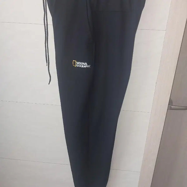[BUNJANG] National Geographic Spring/Fall Jogger Pants Black M / 내셔널 춘추용 조거 팬츠 블랙 M 새상품