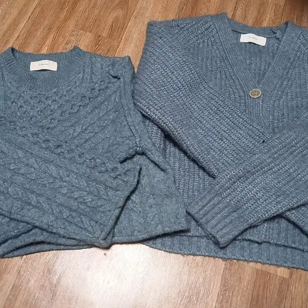 [BUNJANG] Knit Cardigan Set / 가디건 세트
