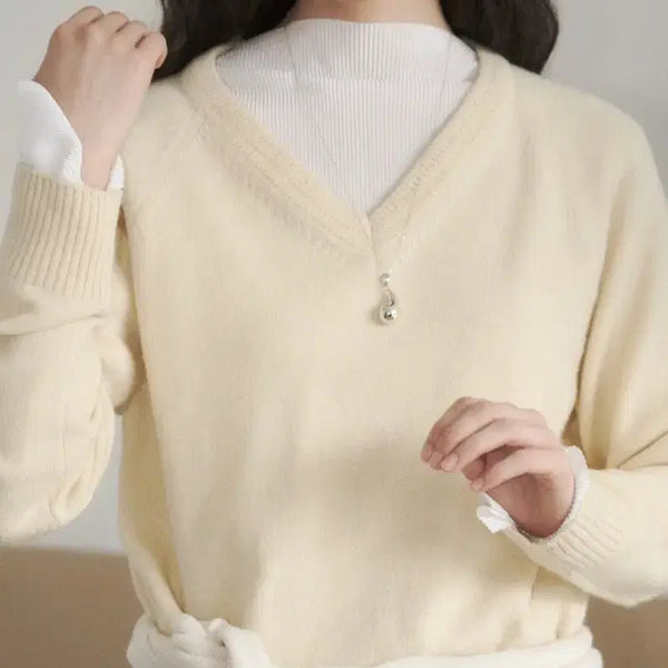 [BUNJANG] Yumer Mare Merino Pullover Sweater / 유메르 마레 메리노 풀오버 유메르 니트