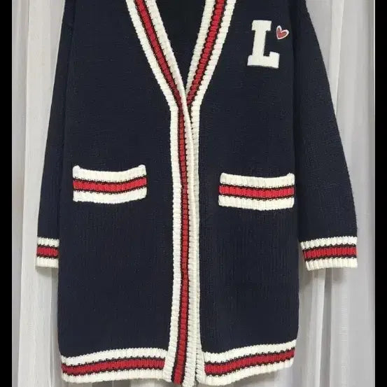 [BUNJANG] CLIDE.n Navy Knit Cardigan / 55~66가능 클라이드앤 CLRIDE.n네이비 가디건 니트가디건