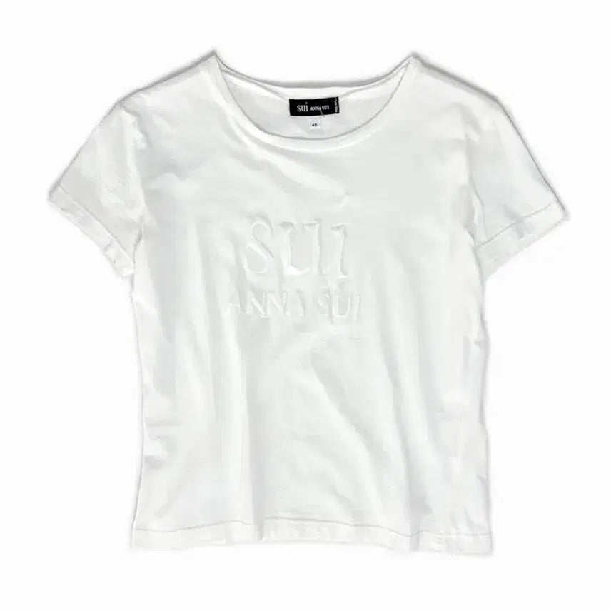 [BUNJANG] Anna Sui Logo Patch Short Sleeve T-Shirt / Anna Sui 안나수이 반팔티