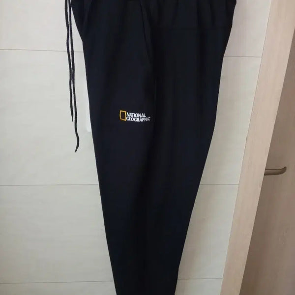 [BUNJANG] National Geographic Spring/Fall Jogger Pants Black M / 내셔널 춘추용 조거 팬츠 블랙 M 새상품