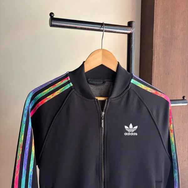 [BUNJANG] Adidas Rainbow Track Top Jersey / 18093 - 아디다스 레인보우 트랙탑 져지