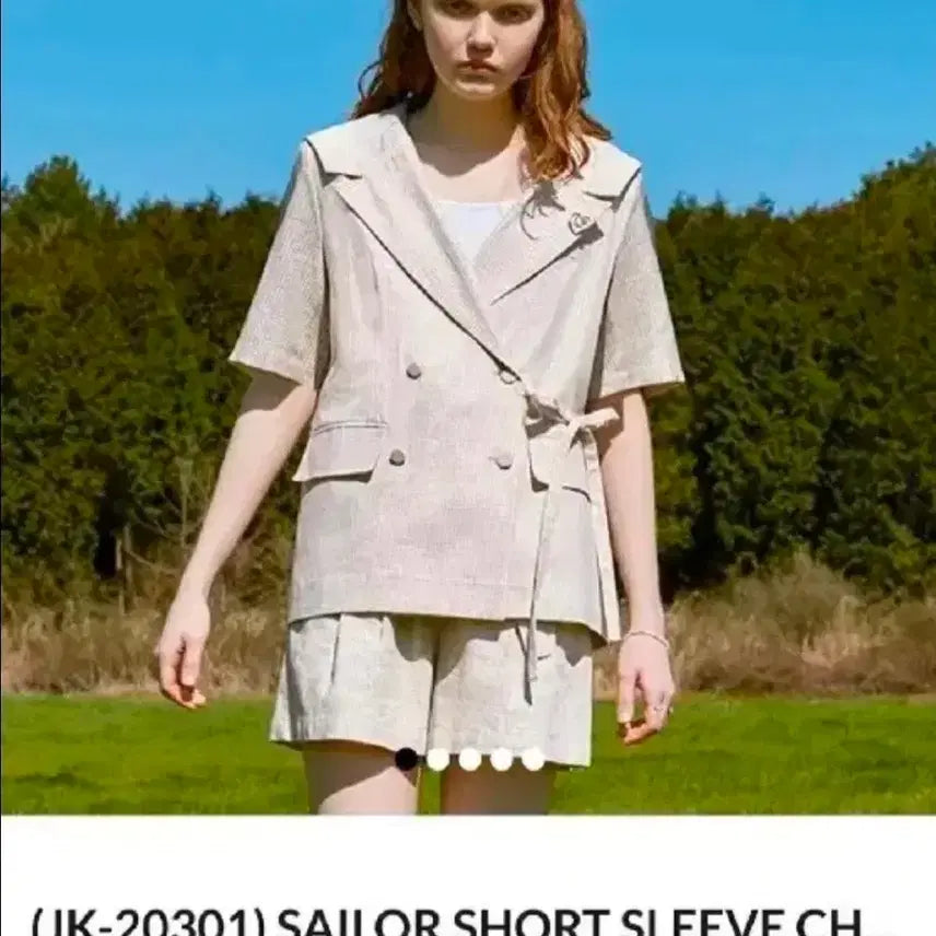 [BUNJANG] ローラローラ Sailor Basic Jacket + Pants Set / 로라로라 세일러 베이직 자켓+바지 세트