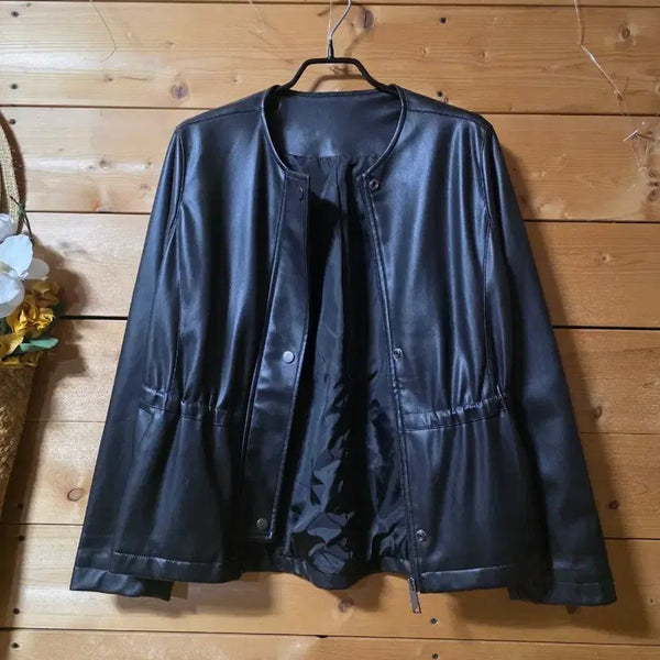 [BUNJANG] Synthetic Leather Jumper / 합성가죽점퍼
