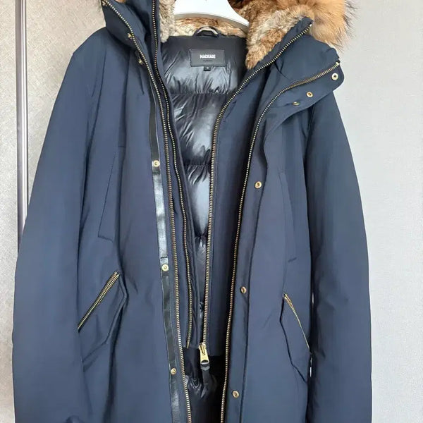 [BUNJANG] MACKAGE Edward 2-in-1 Navy Down Jacket / 맥케이지 에드워드 2 in 1 네이비