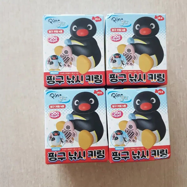 [BUNJANG] Pingu Fishing Keychain / 핑구 낚시 키링