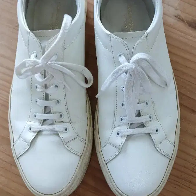 [BUNJANG] Common Projects Achilles Low White EU40 / US7-8 / 커먼프로젝트 아킬레스 로우 화이트 eu40사이즈 250-260 깔창얼룩