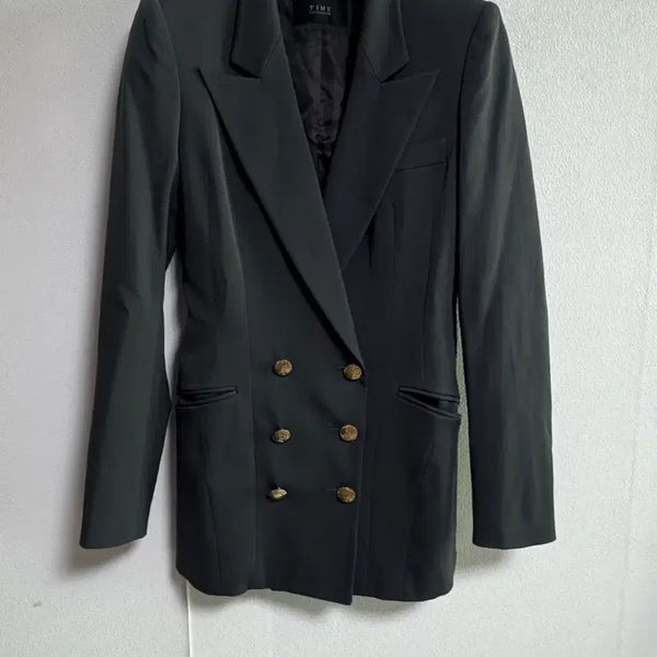 [BUNJANG] TIME Double Button Jacket Italian Material / 타임 더블 버튼 재킷 이태리소재