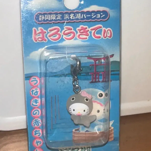 [BUNJANG] Shizuoka Limited Hamanako Eel Kitty Strap / 시즈오카 아기뱀장어 키티스트랩 박스형