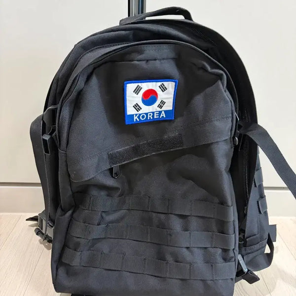 [BUNJANG] ROKA 45L Backpack Deluxe w/ Taegeukgi Patch / 로카 45L 백팩 고급형+태극기 패치 포함