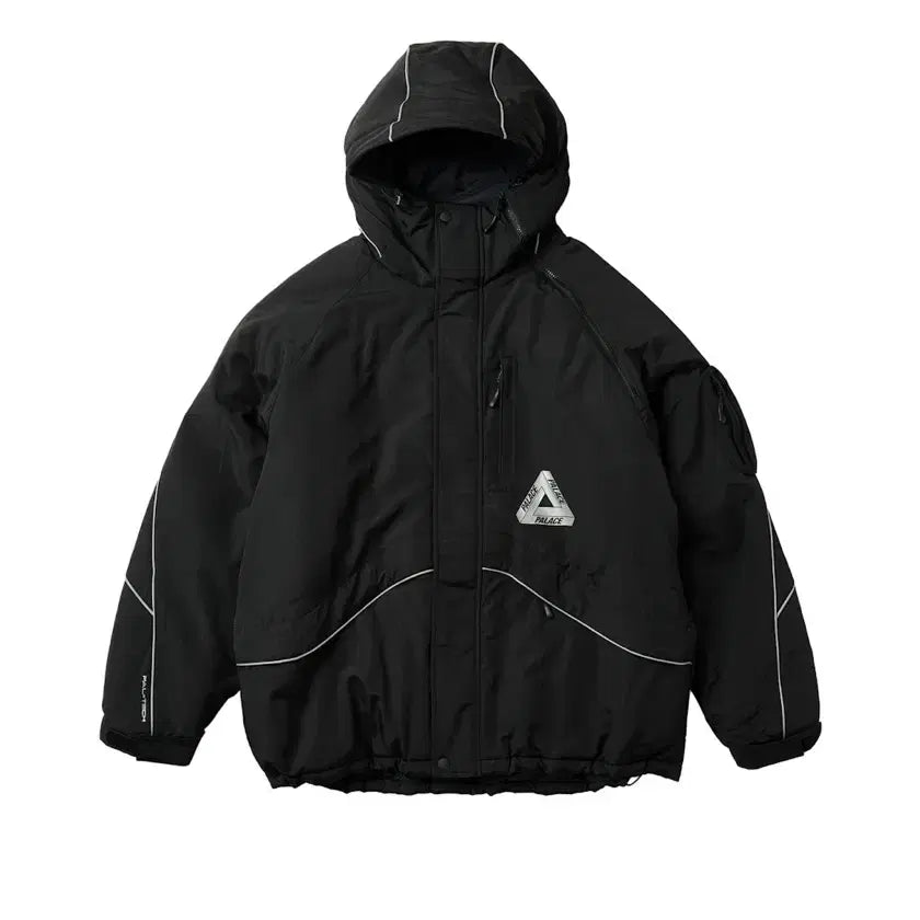 [BUNJANG] Palace M-Tech Hooded Jacket Black / 팔라스 M-테크 tech 후드 자켓 블랙 패딩 푸파 슈프림 아크테릭스