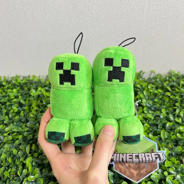 [BUNJANG] Minecraft Creeper Keychain Plush Doll / 크리퍼 키링 인형 마인크래프트 마크