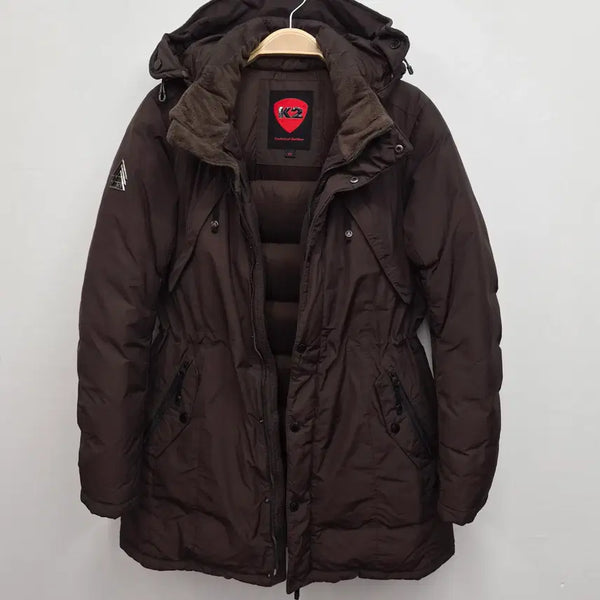 [BUNJANG] K2 Women's Goose Down Long Padded Jacket Brown M/95 / K2 여성 롱패딩 95사이즈