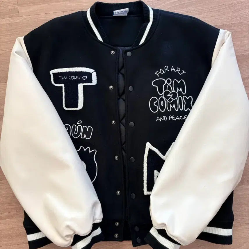 [BUNJANG] Tim Comics Varsity Jacket - Large / 팀코믹스 바시티 라지