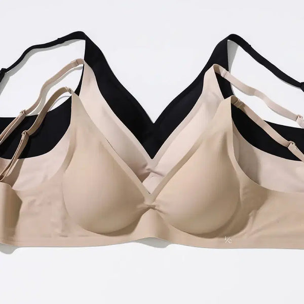 [BUNJANG] Inner Cookie Seamless Wireless Bra Set (3 Colors, M/L Sizes) / [택달린새상품] 이너쿠키 착감브라 심리스 노와이어 후크 3개