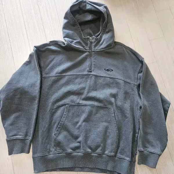 [BUNJANG] Code Graphy Grey Hoodie / 코드그라피 후드티 그레이