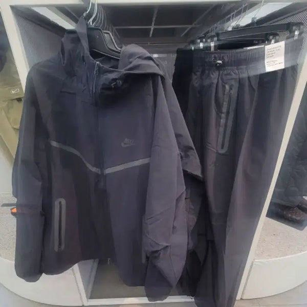 [BUNJANG] Nike Tech Woven Set - Windrunner Top L & Bottom M / 나이키 테크 우븐 윈드러너 상 하의 세트