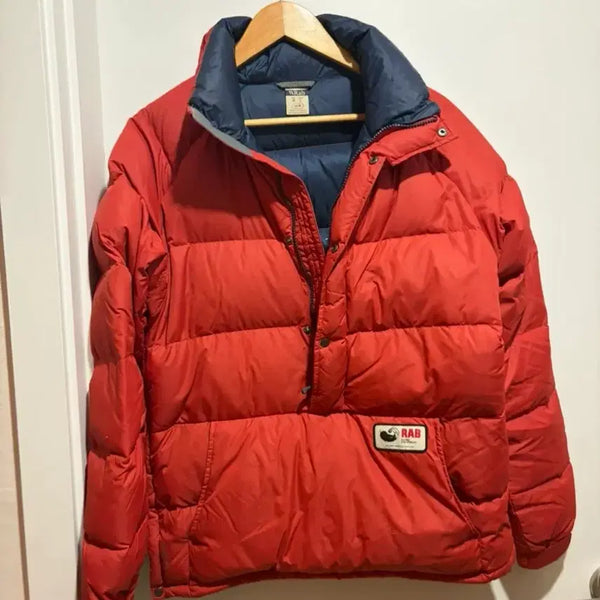 [BUNJANG] Rab Kinder Smock Padded Half-Zip Jacket Red / Rab Kinder Smock Red  패딩 반집업