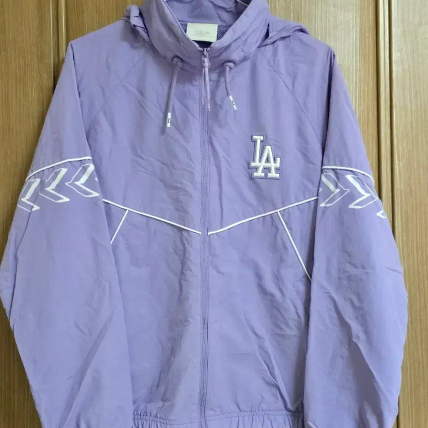 [BUNJANG] MLB Windbreaker Jacket Lavender / MLB 바람막이 90