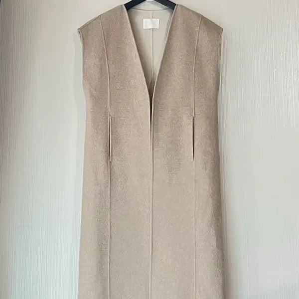 [BUNJANG] Bloom Handmade Wool Blend Long Vest / 블룸 핸드메이드 롱베스트