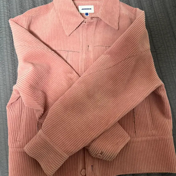 [BUNJANG] Ader Error Carid Trucker Jacket Pink L / 아더에러 카리드 트러커 자켓 Carid trucker jacket Pink L사