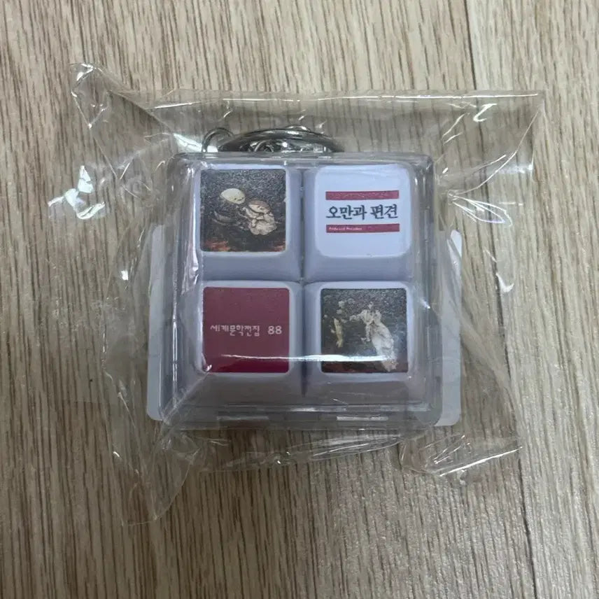 [BUNJANG] Minumsa Pride and Prejudice 4-Keycap Keychain / 민음사 팝업 4구 키캡 키링 오만과 편견