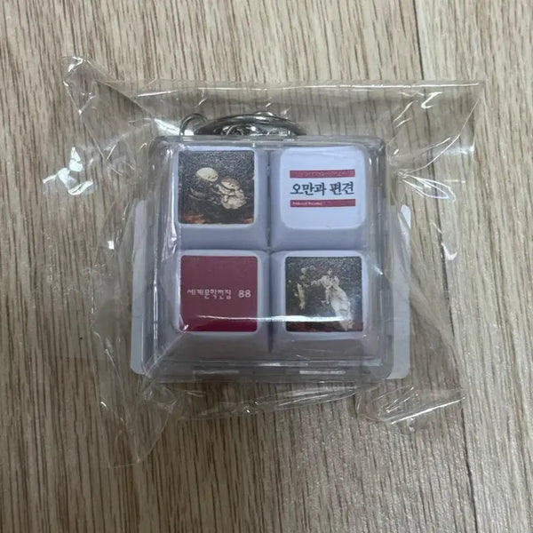 [BUNJANG] Minumsa Pride and Prejudice 4-Keycap Keychain / 민음사 팝업 4구 키캡 키링 오만과 편견
