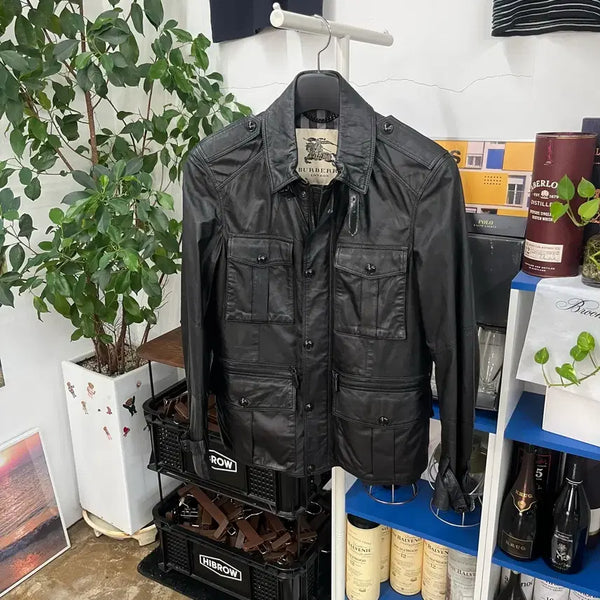 [BUNJANG] Burberry Lambskin Field Jacket Size 46 / 버버리 램스킨 필드자켓 46