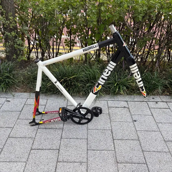 [BUNJANG] Cinelli Vigorelli Chrome Team Frameset / *0.1통 라이더 매물*치넬리 비고렐리 크롬팀 프레임(급처)